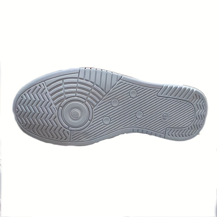 Men's Leather Skate Shoes Chunky Low Top Trainers