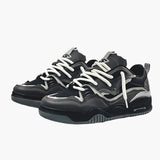 Men's Leather Skate Shoes Chunky Low Top Trainers