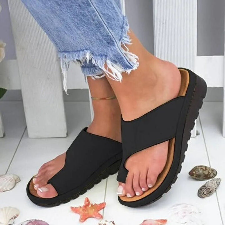 Women's Leather Orthopedic Arch Support Sandals