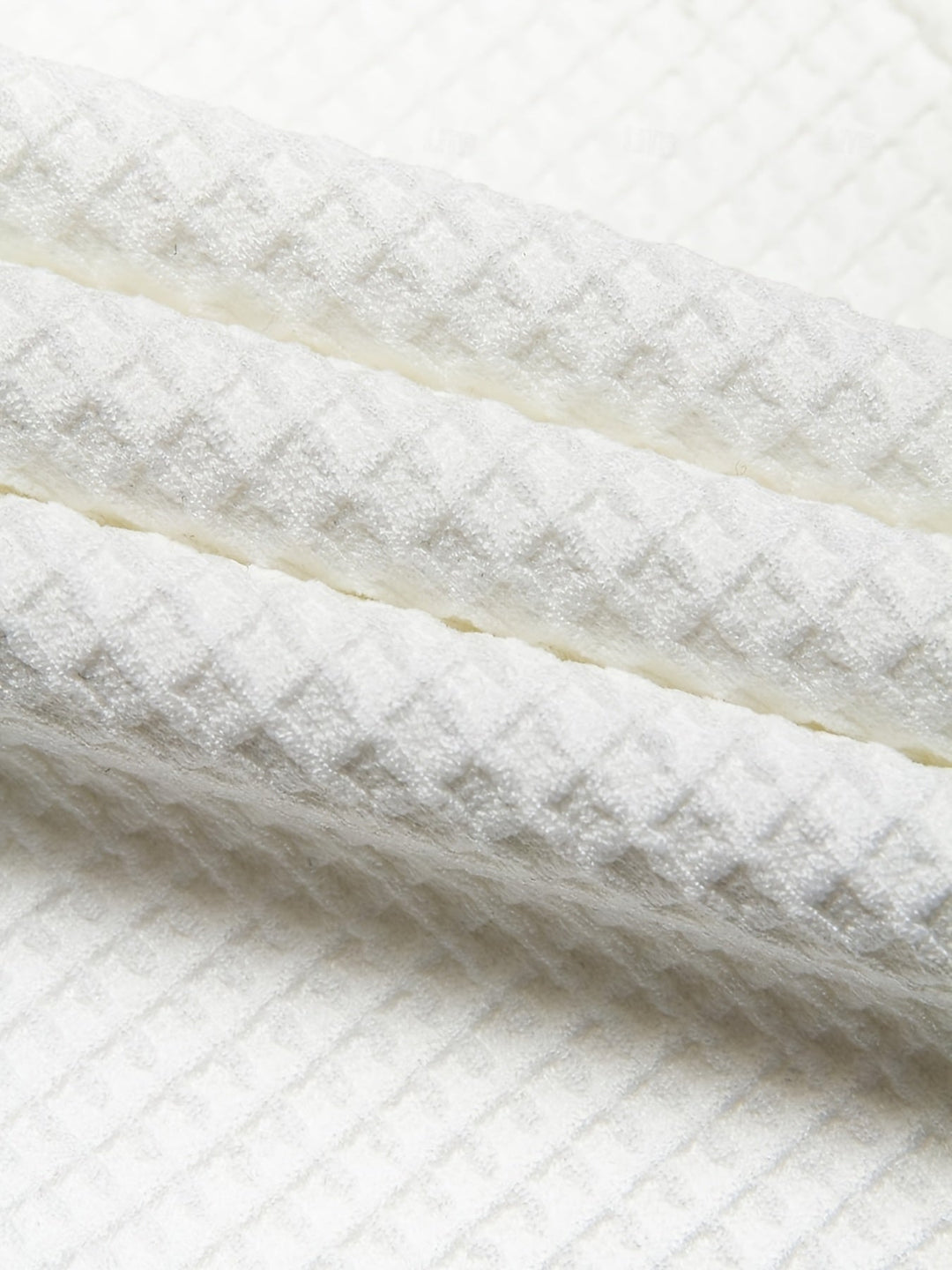 Pantalon habillé plissé pour homme, en maille gaufrée et coupe ajustée