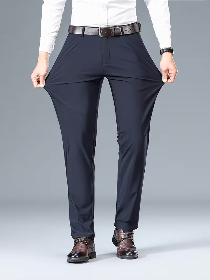 Men's Casual Dress Pants Stretch Formal Trousers Slim Fit Slacks
