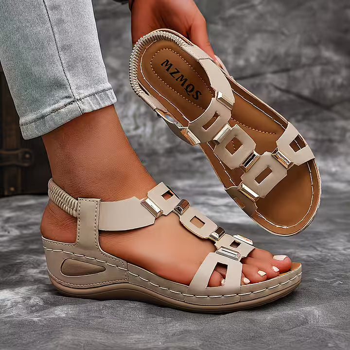 Women’s Leather Arch-Support Slingback Sandals
