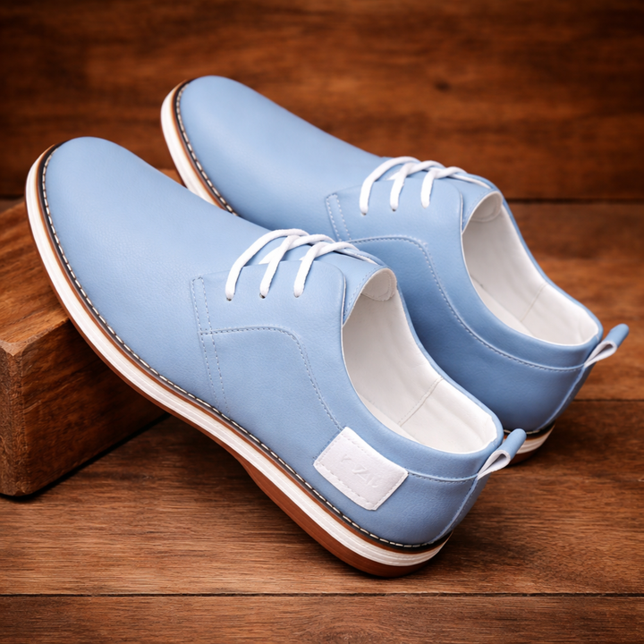 Men's Leather Derby Shoes Casual Oxfords Dress Shoes