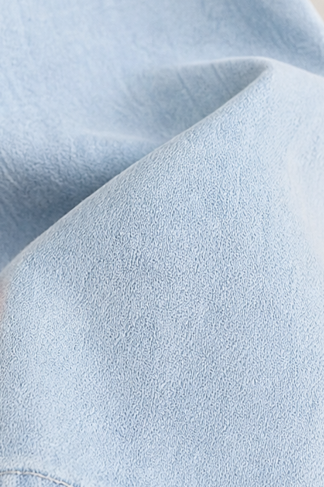 Chemise en jean pour femme, blouse oversize en lin, tunique décontractée