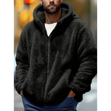 Men's Fleece Zip-Up Hooded Sweatshirt