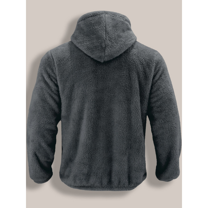 Men's Fleece Zip-Up Hooded Sweatshirt
