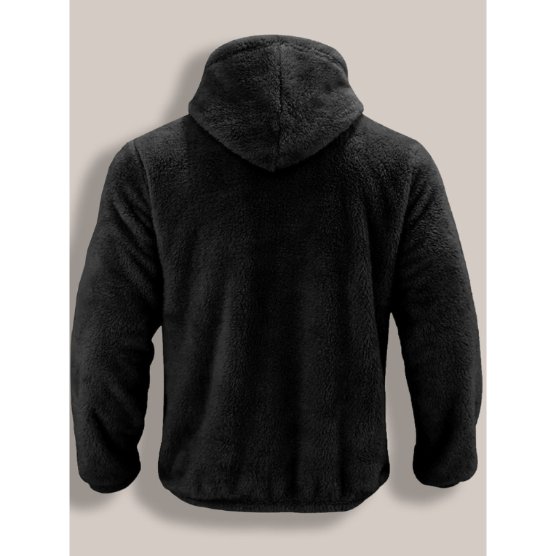 Men's Fleece Zip-Up Hooded Sweatshirt