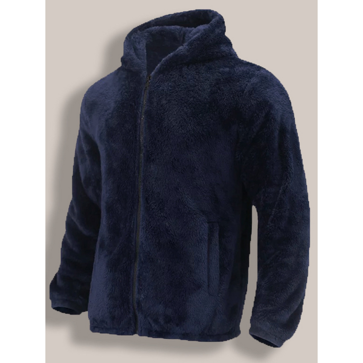 Men's Fleece Zip-Up Hooded Sweatshirt