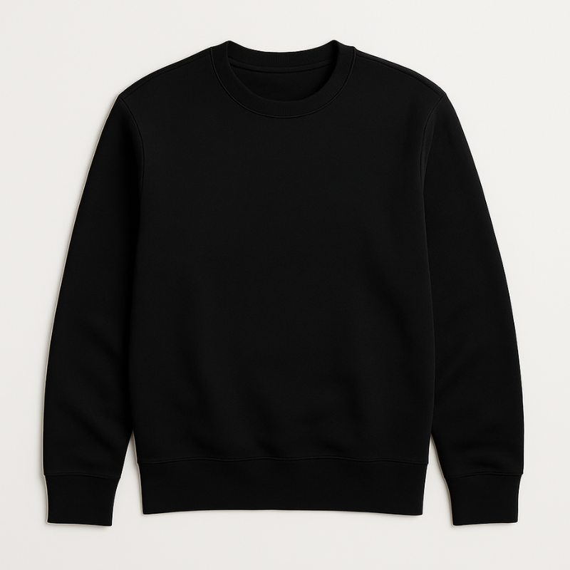 Men's Fleece Long Sleeve Regular Fit Sweatshirt Crew Neck Pullover