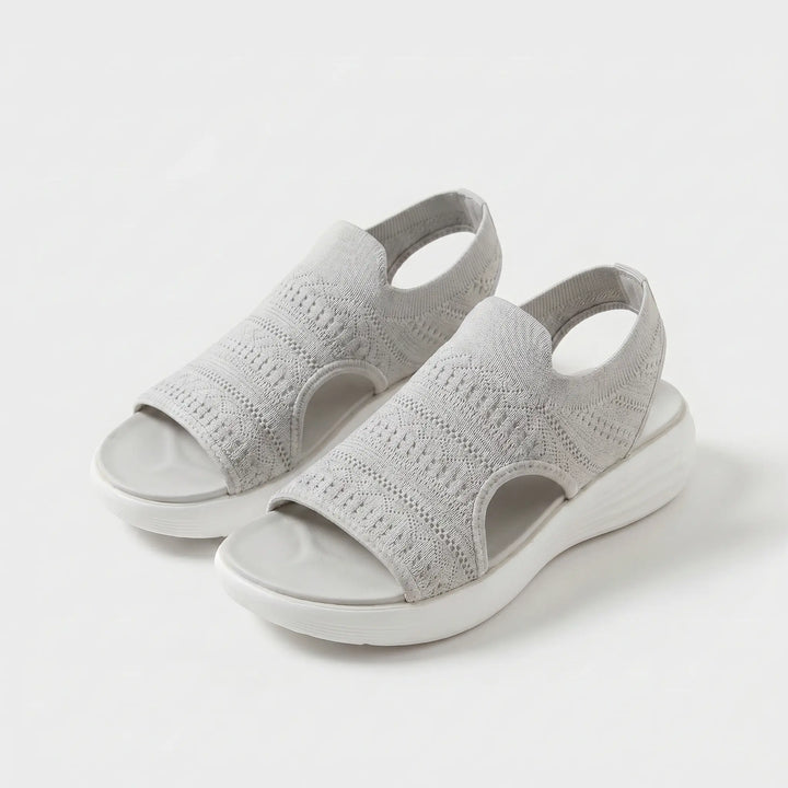 Women’s Knit Cushioned Orthopedic Open-Toe Sandals