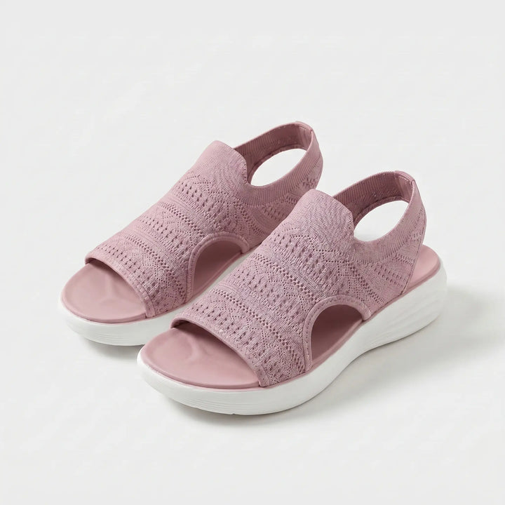 Women’s Knit Cushioned Orthopedic Open-Toe Sandals