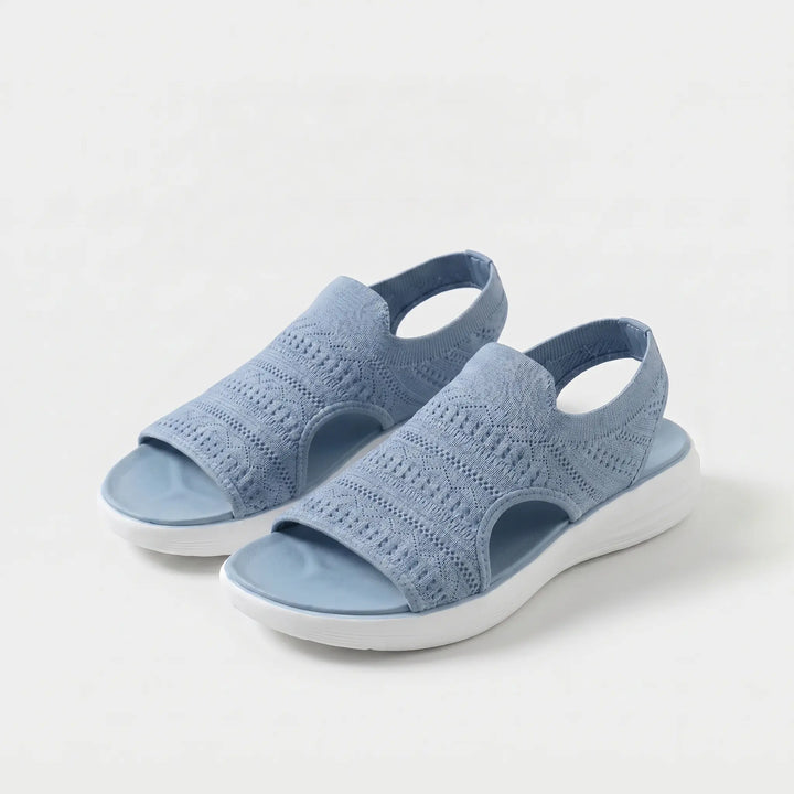 Women’s Knit Cushioned Orthopedic Open-Toe Sandals