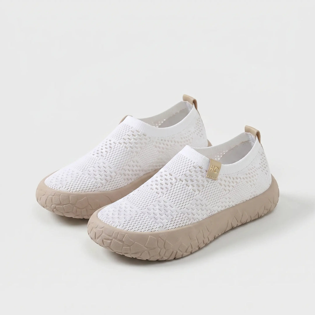 Women’s Knit Printed Orthopedic Slip-On Walking Sneakers