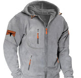 Men's Fleece Hoodie Full Zip Lightweight Jacket