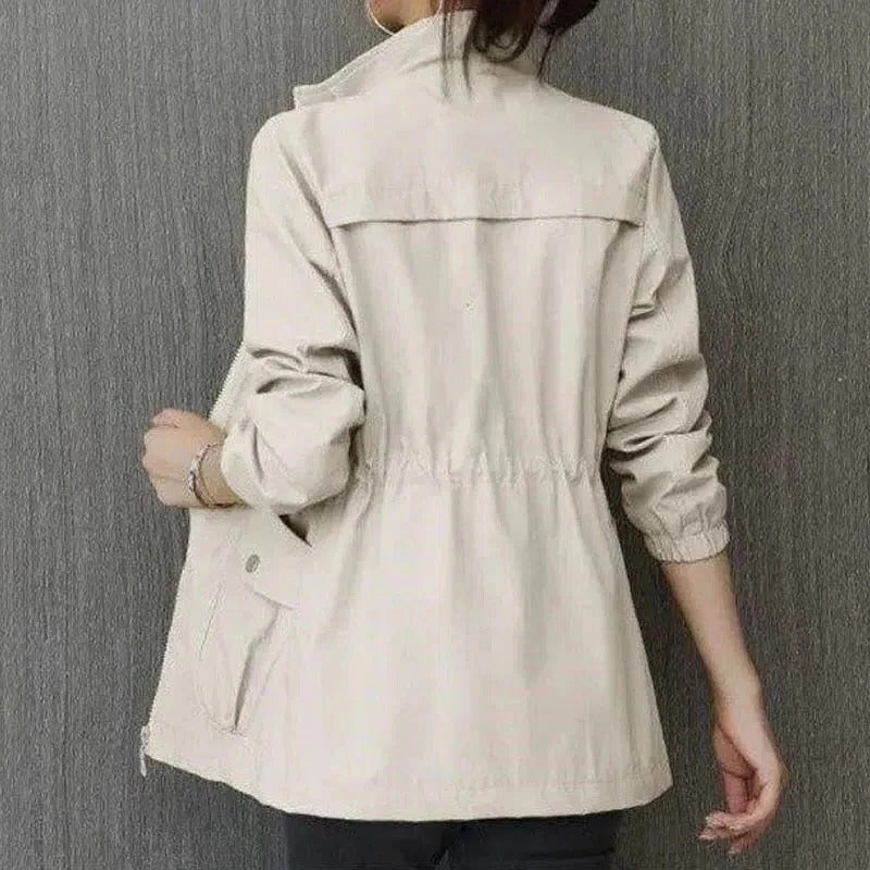 Women's Lightweight Windbreaker Jacket Utility Outdoor Outerwear