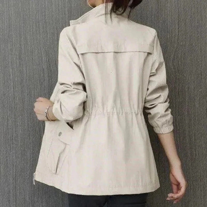 Women's Lightweight Windbreaker Jacket Utility Outdoor Outerwear