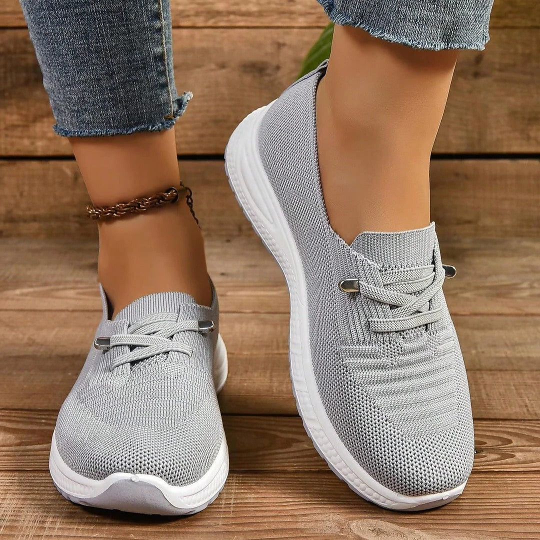 Women's Knit Sneakers Slip On Shoes