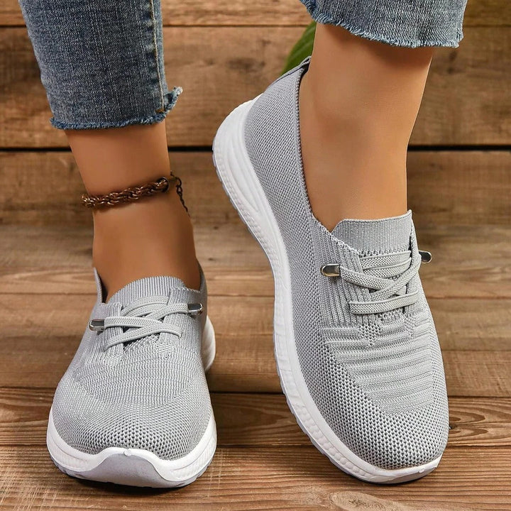 Women's Knit Sneakers Slip On Shoes