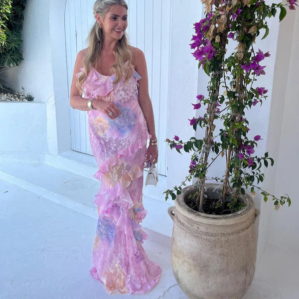 Women's Chiffon Maxi Dress Slip Long Evening Dress