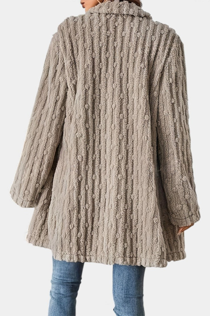 Women’s Double-Breasted Fleece Jacket