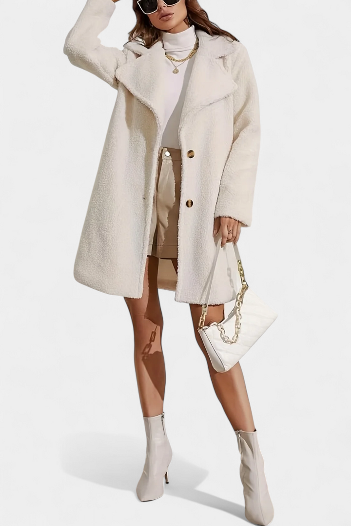 Women's Wool Coat Overcoat Trench Jacket Outerwear