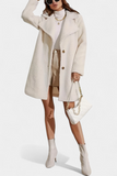 Women's Wool Coat Overcoat Trench Jacket Outerwear
