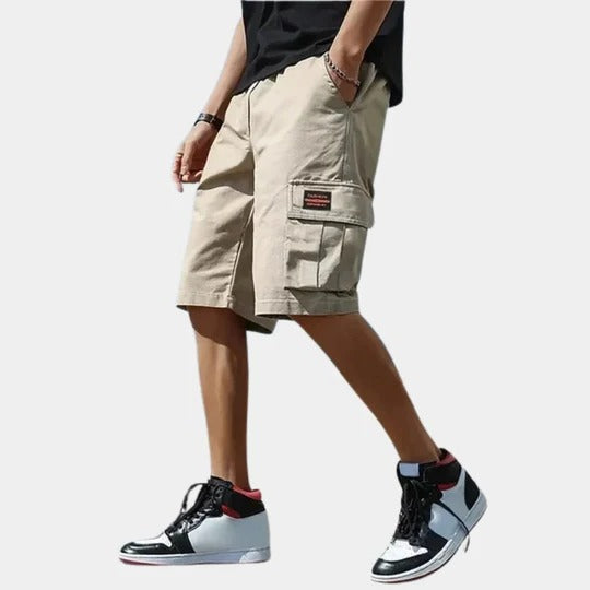 Men's Cargo Short Canvas Relaxed Fit Workwear Utility Shorts