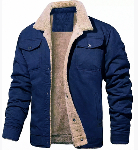 Men's Fleece Lined Sherpa Trucker Jacket