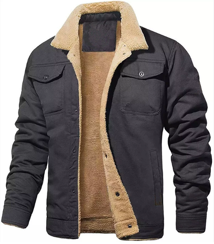 Men's Fleece Lined Sherpa Trucker Jacket