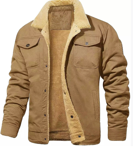 Men's Fleece Lined Sherpa Trucker Jacket