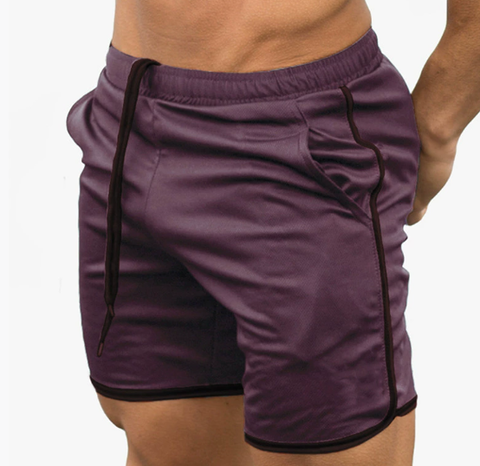 Men's Nylon Athletic Gym Training Shorts