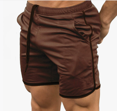 Men's Nylon Athletic Gym Training Shorts