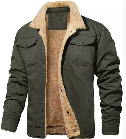 Men's Fleece Lined Sherpa Trucker Jacket