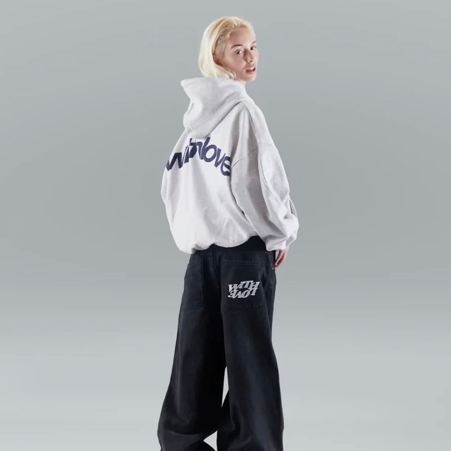 Unisex Oversized Fleece Hoodie Heavyweight Streetwear Pullover