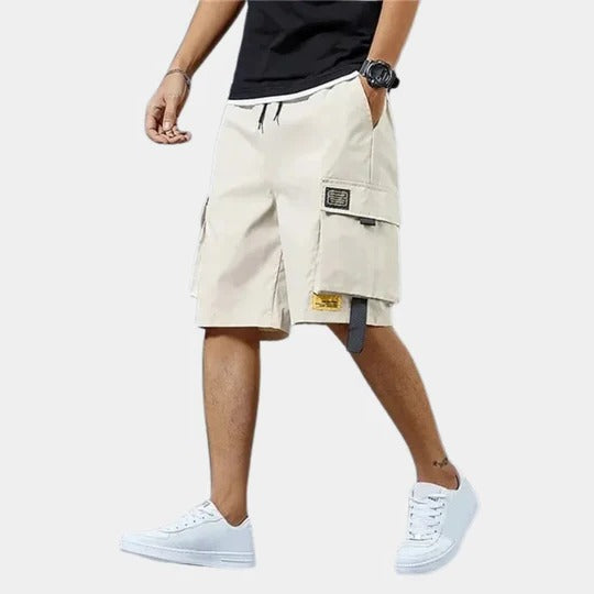 Men's Cargo Short Canvas Relaxed Fit Workwear Utility Shorts