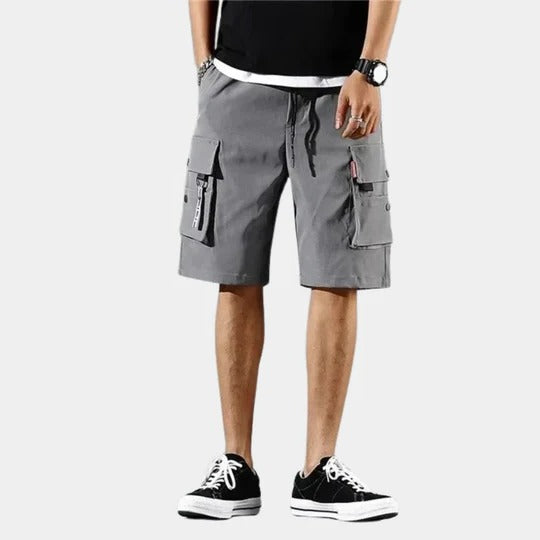 Men's Cargo Short Canvas Relaxed Fit Workwear Utility Shorts