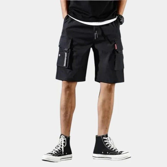 Men's Cargo Short Canvas Relaxed Fit Workwear Utility Shorts