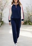 Women’s Fleece Quarter-Zip Jogger Tracksuit Set