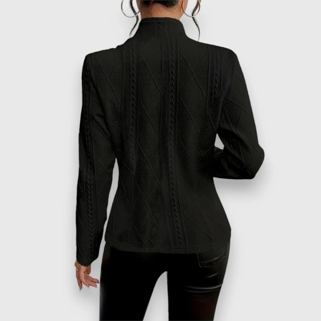 Veste blazer en maille pour femme, cardigan élégant décontracté pour le travail