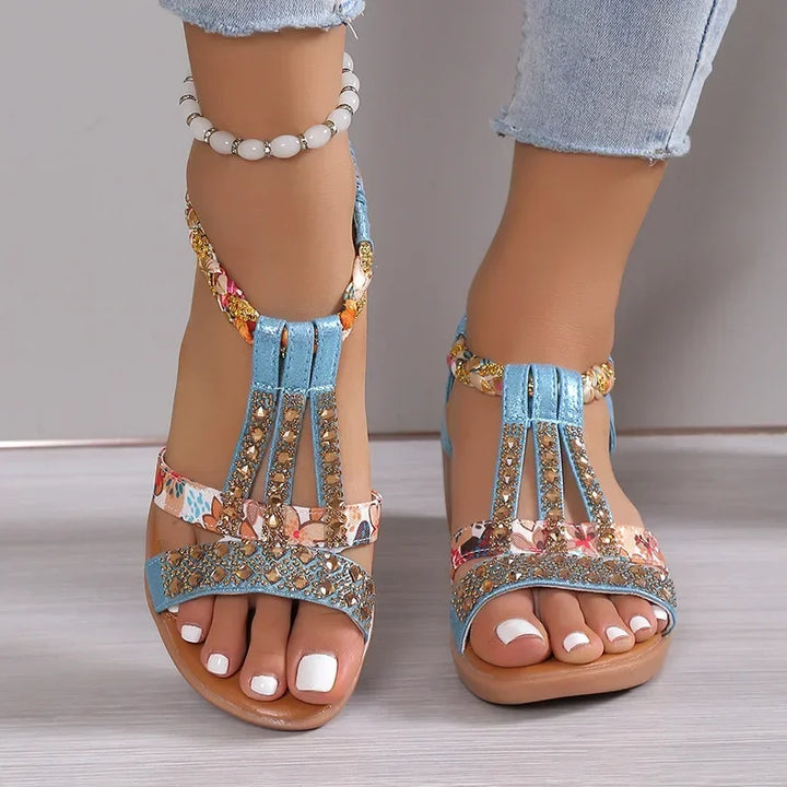 Women's Summer Boho Leather Sandals