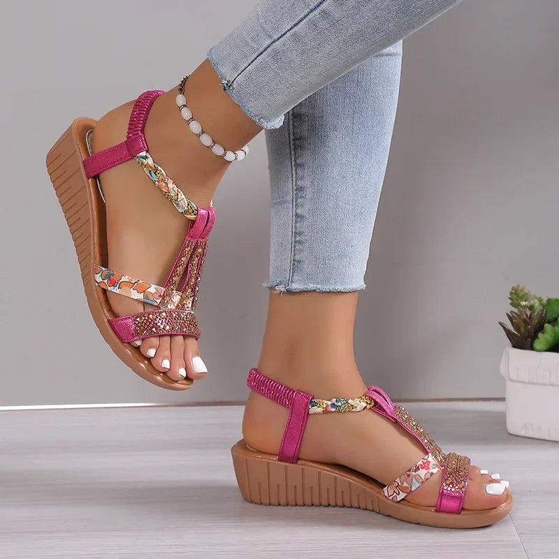 Women's Summer Boho Leather Sandals
