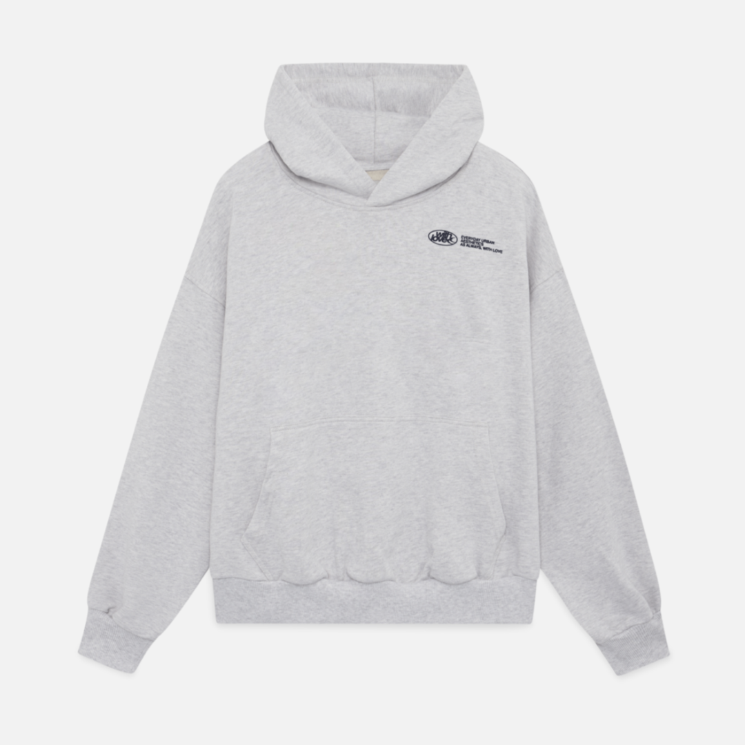 Unisex Oversized Fleece Hoodie Heavyweight Streetwear Pullover