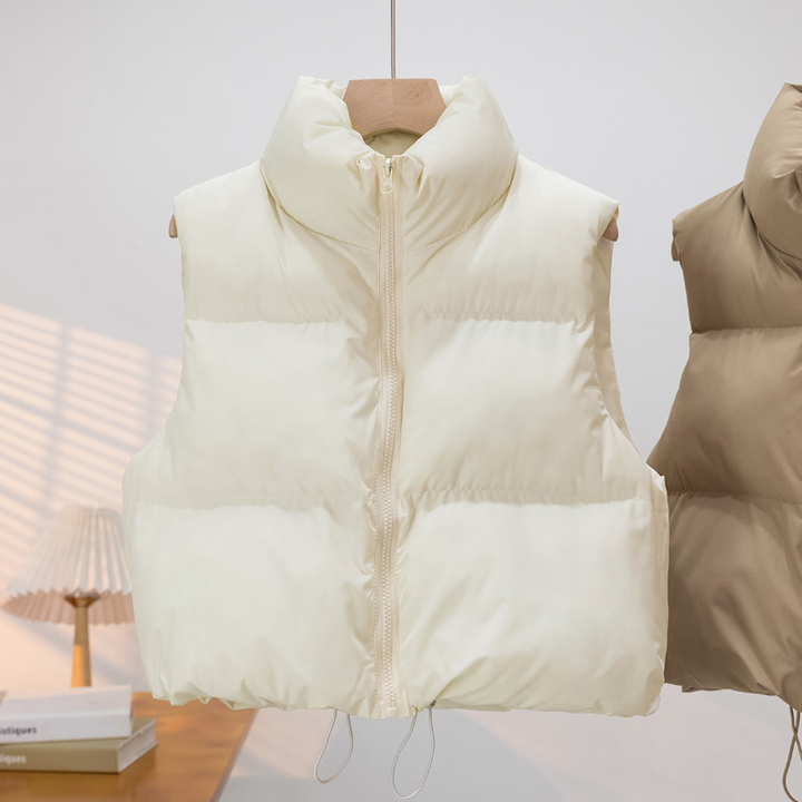 Women"s Puffer Gilet Fleece Lined Body Warmer