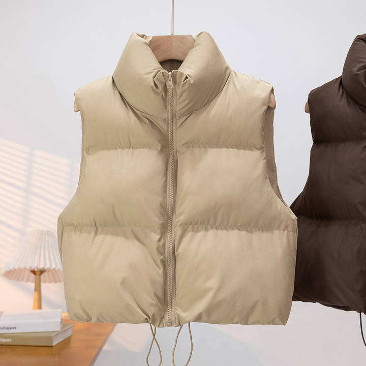 Women"s Puffer Gilet Fleece Lined Body Warmer