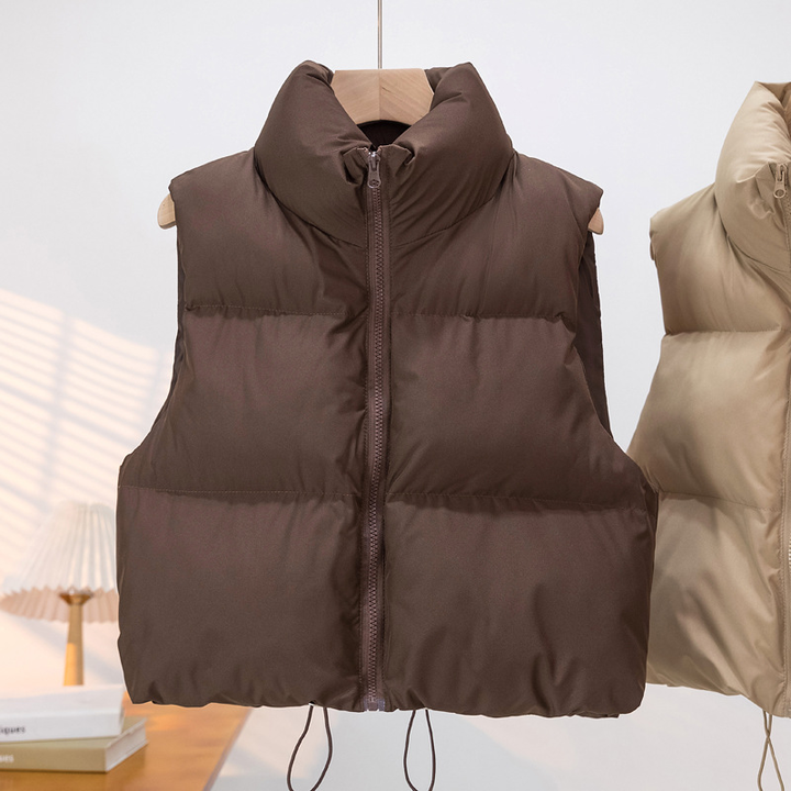 Women"s Puffer Gilet Fleece Lined Body Warmer