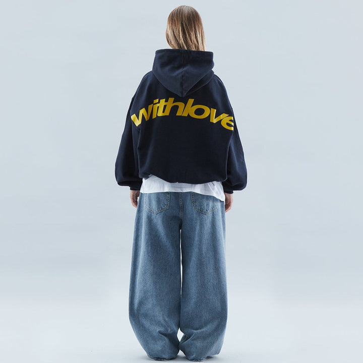 Unisex Oversized Fleece Hoodie Heavyweight Streetwear Pullover