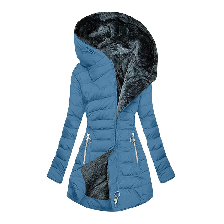 Women’s Nylon Weather-Resistant Hooded Padded Puffer Coat