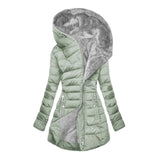 Women’s Nylon Weather-Resistant Hooded Padded Puffer Coat