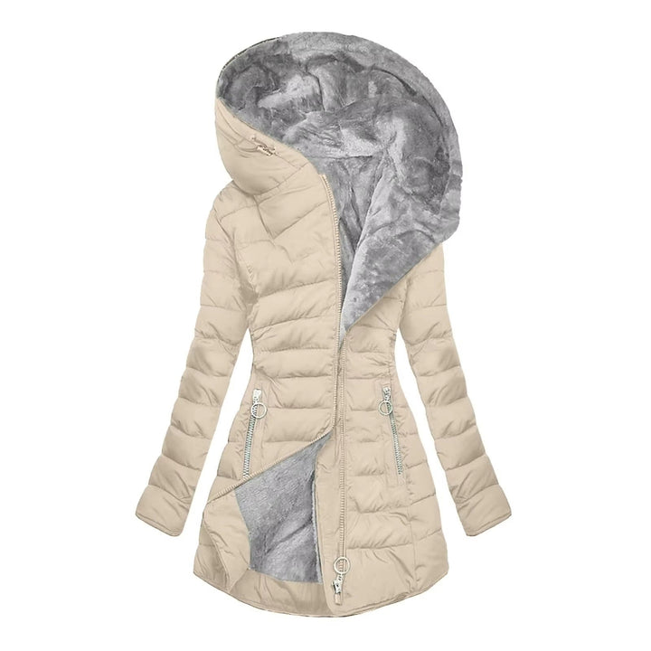 Women’s Nylon Weather-Resistant Hooded Padded Puffer Coat