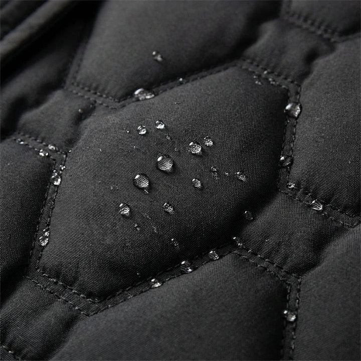 Women's Waterproof Fleece Lined Hooded Puffer Long Coat